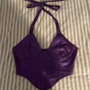 SHEIN Woman’s Fitted Purple crop top size XS